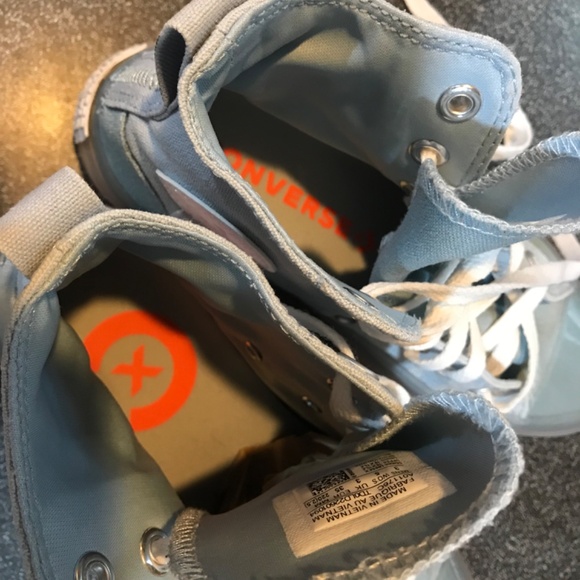 Unisex Converse Chuck Taylor Baby Blue CX High " Stretch Canvas HighTops - Picture 12 of 13